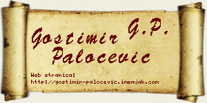 Gostimir Paločević vizit kartica
